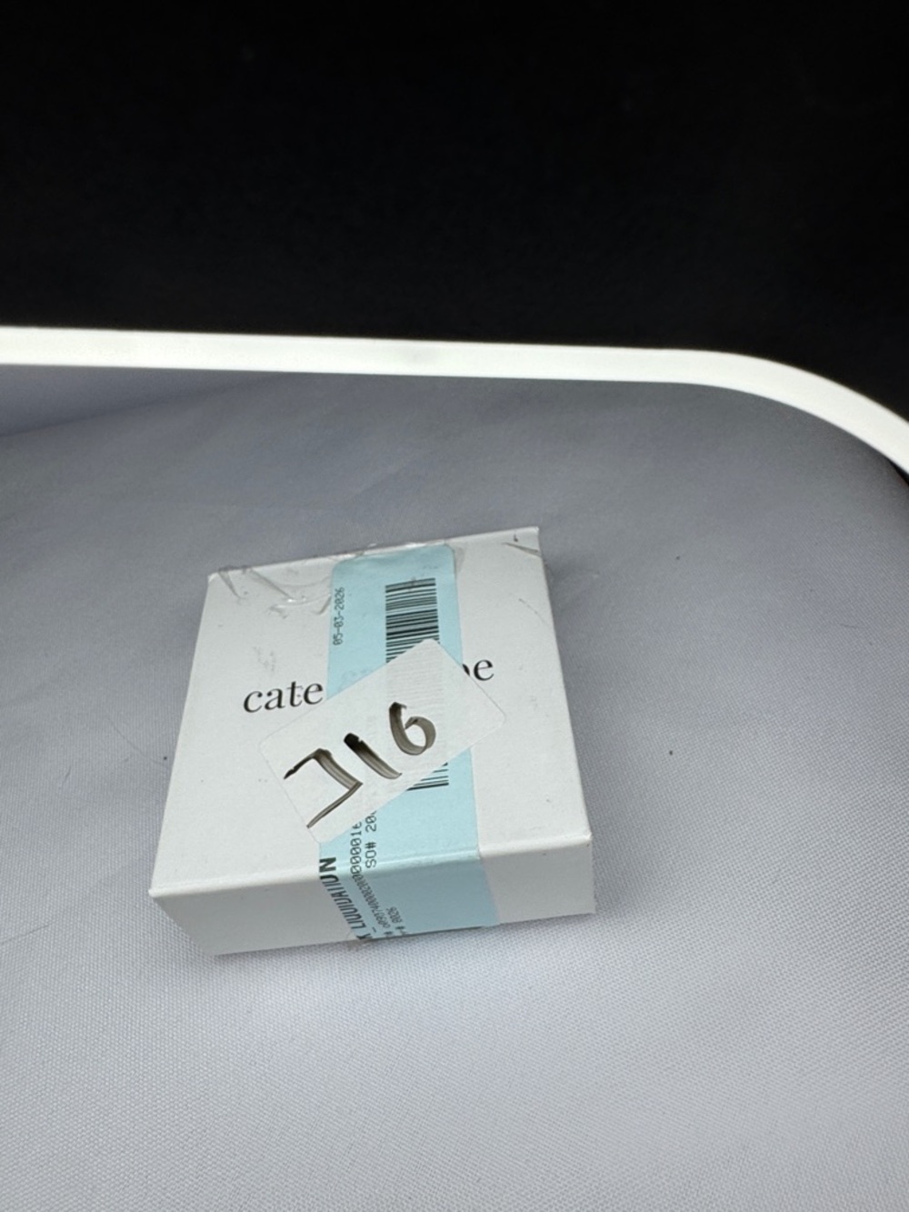 Cate & Chloe Silver Tone Hoop Earrings Rhinestone Gift Box - Picture 7 of 8